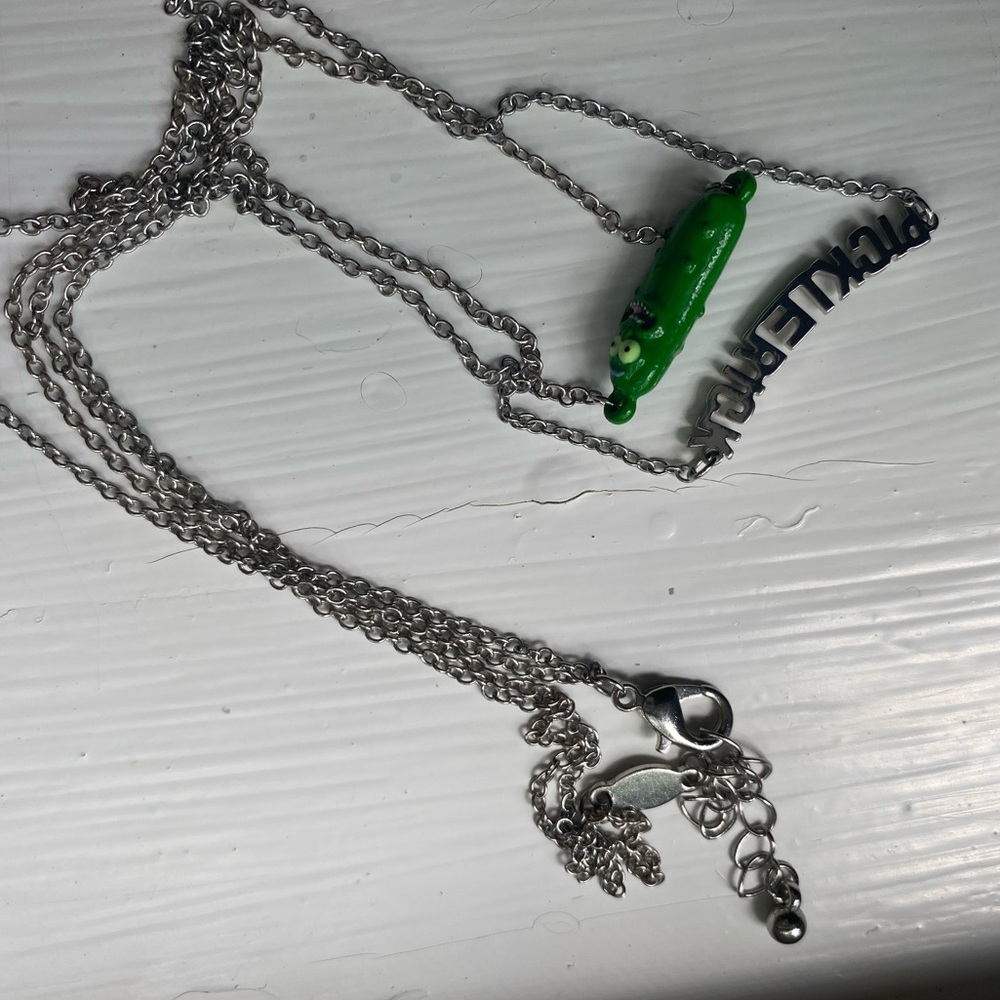 Pickle Rick Necklace